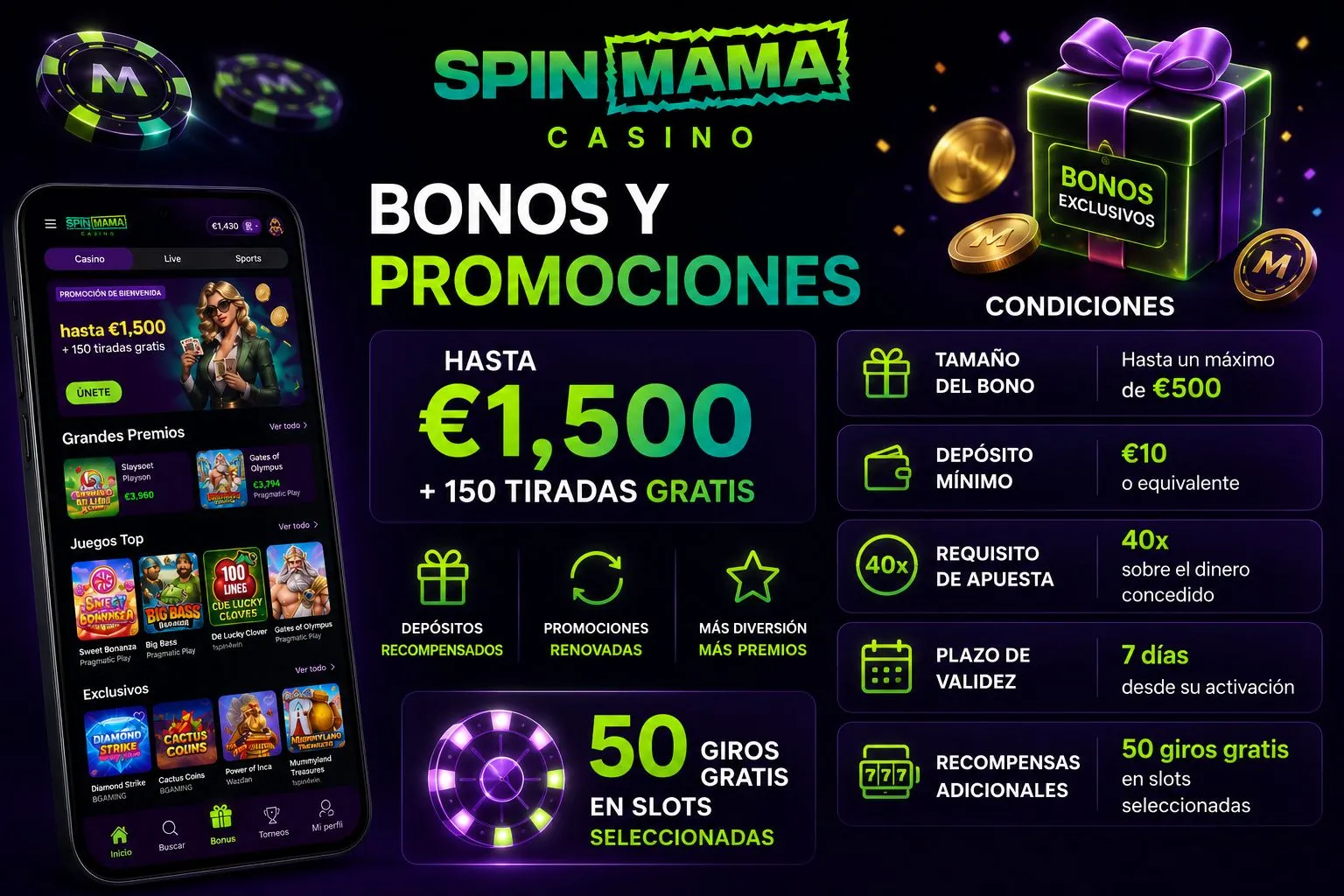 Bonos y promociones