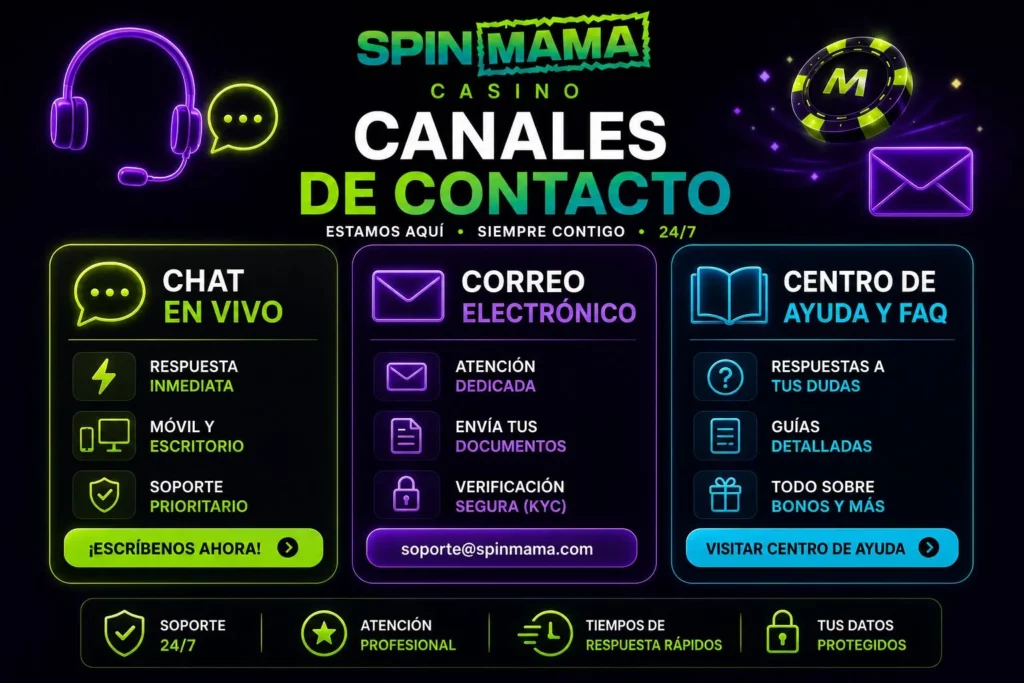 Canales de contacto